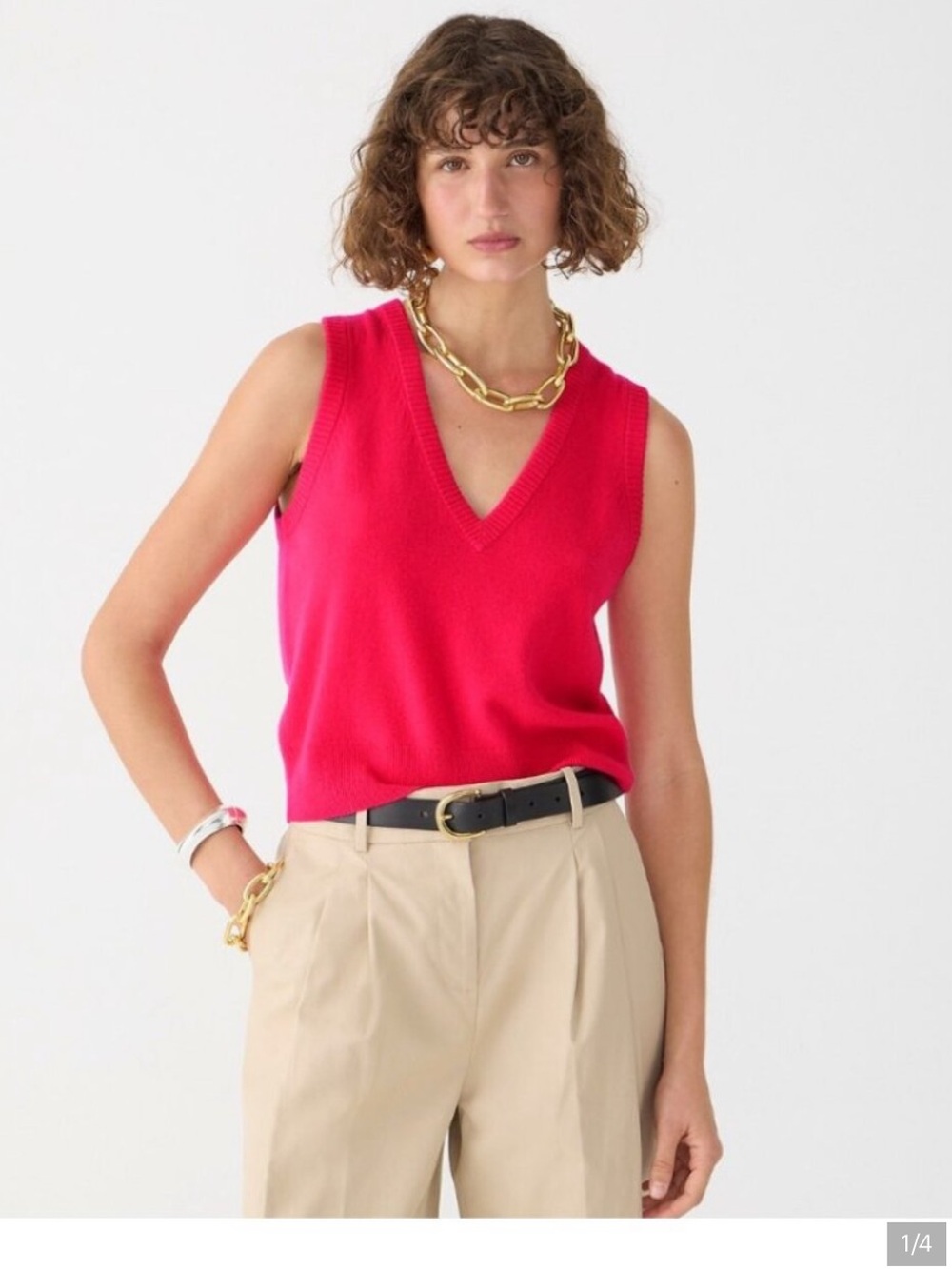 J. Crew Cashmere Sweater Vest NWT Small
